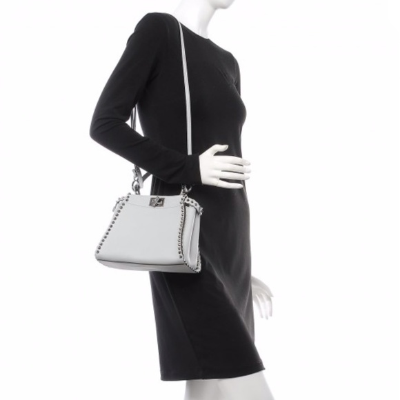 Fendi Nappa Micro Studded Mini Peekaboo - Picture 15 of 15